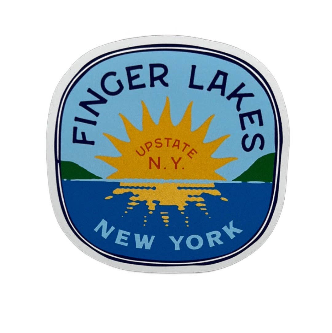 Finger Lakes Sunset Sticker
