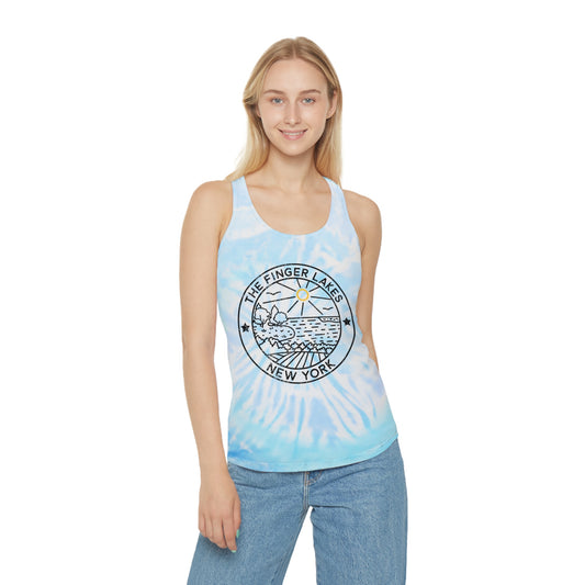 Finger Lakes Tie Dye Racerback Tank Top