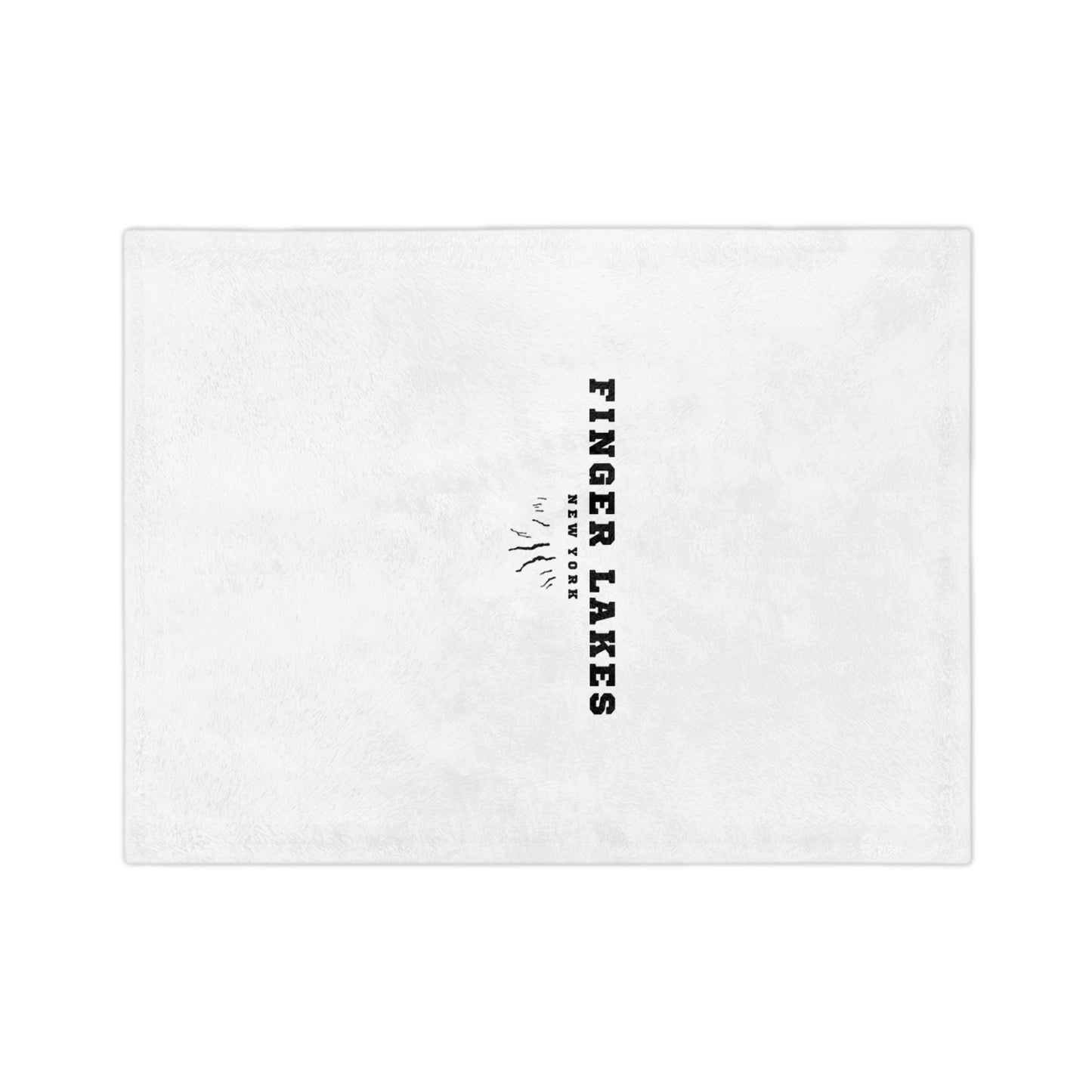 Finger Lakes New York Velveteen Microfiber Blanket