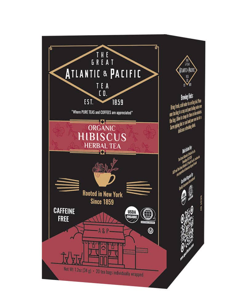 A&P Organic Hibiscus Tea, 20 Count Organic