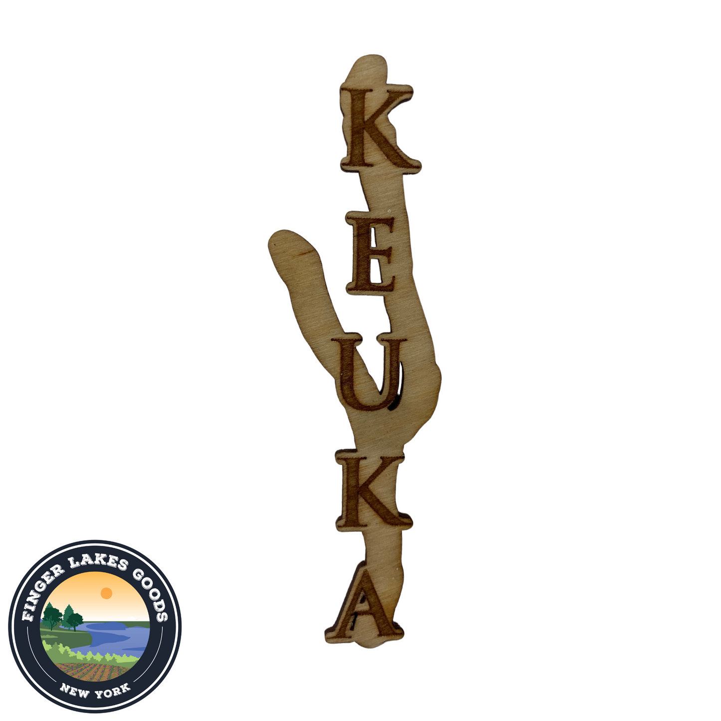 Wooden Lake Magnet