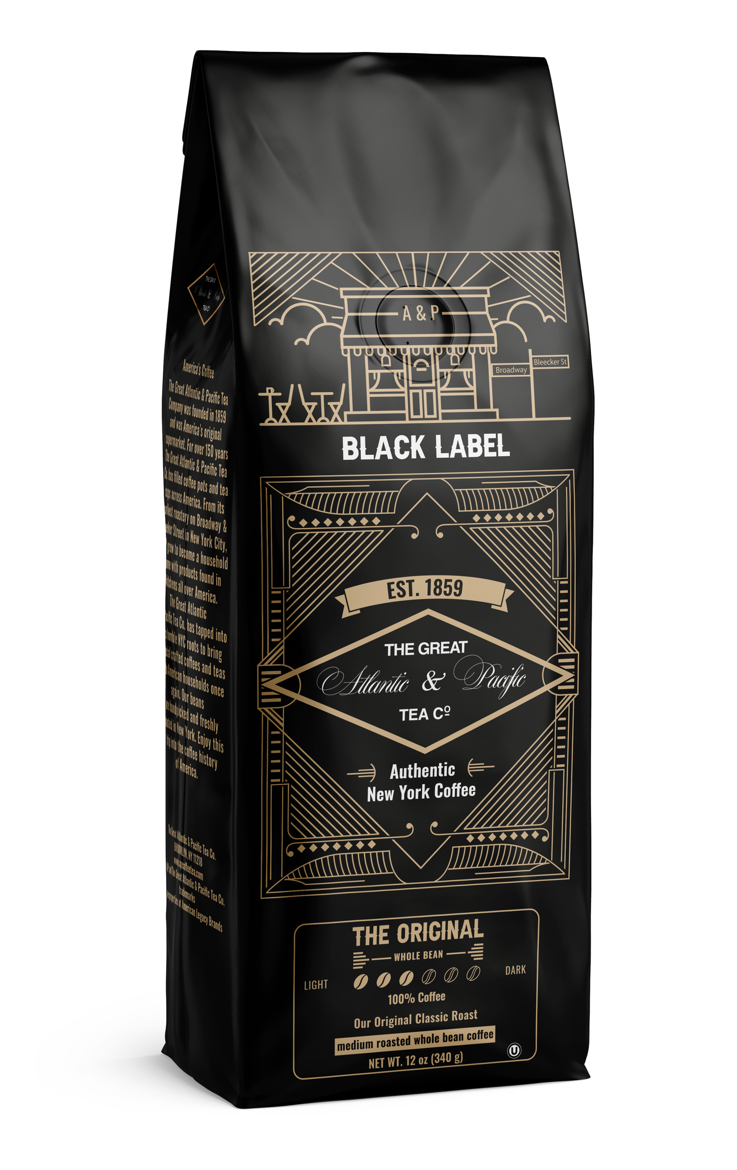 A&P The Original Whole Bean Coffee, 12 oz