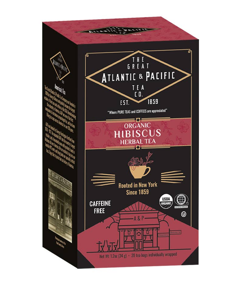 A&P Organic Hibiscus Tea, 20 Count Organic