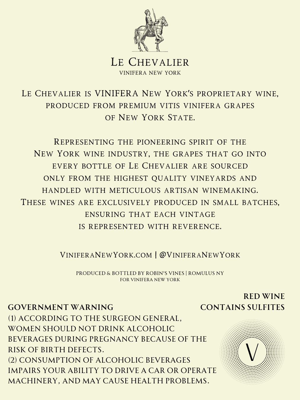 Le Chevalier 2022 Reserve Cabernet Franc