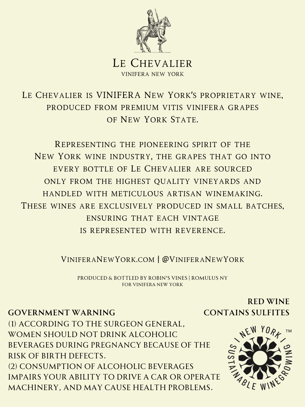 Le Chevalier 2024 Cabernet Franc