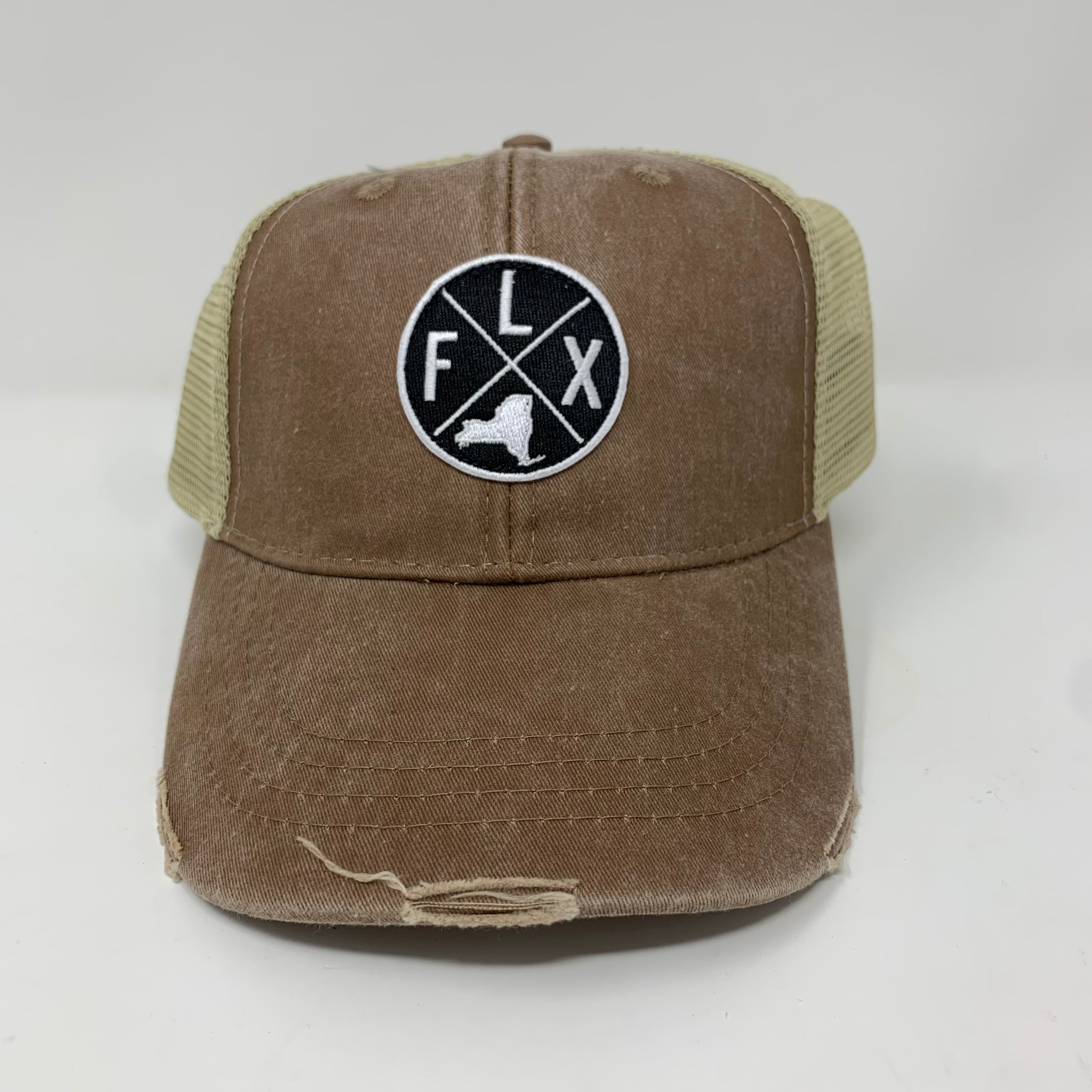 FLX NY Distressed Trucker Hat