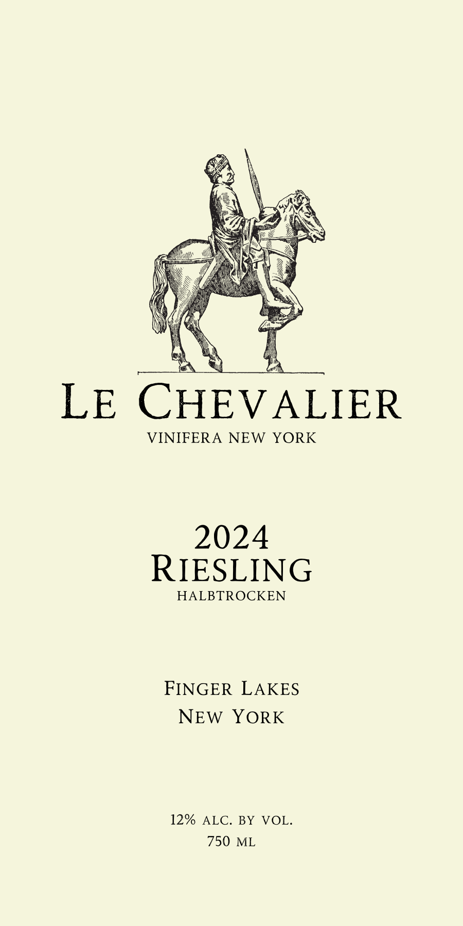 Le Chevalier 2024 Riesling Halbtrocken