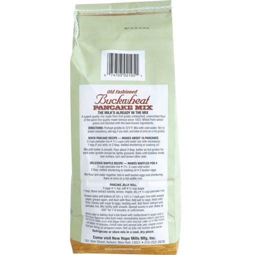Old Fashioned Buckwheat Pancake Mix