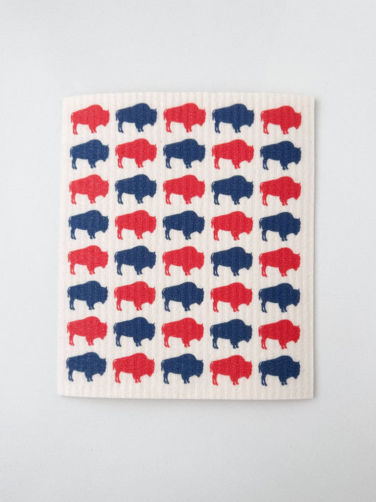 Buffalo Bills Inspired Swedish Dish Towel