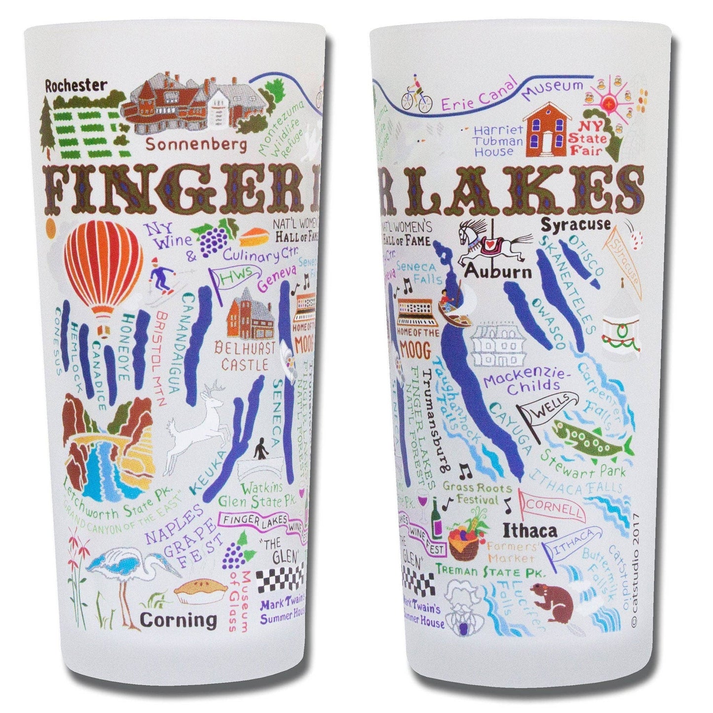 Finger Lakes Drinking Glass | EXCLUSIVE!