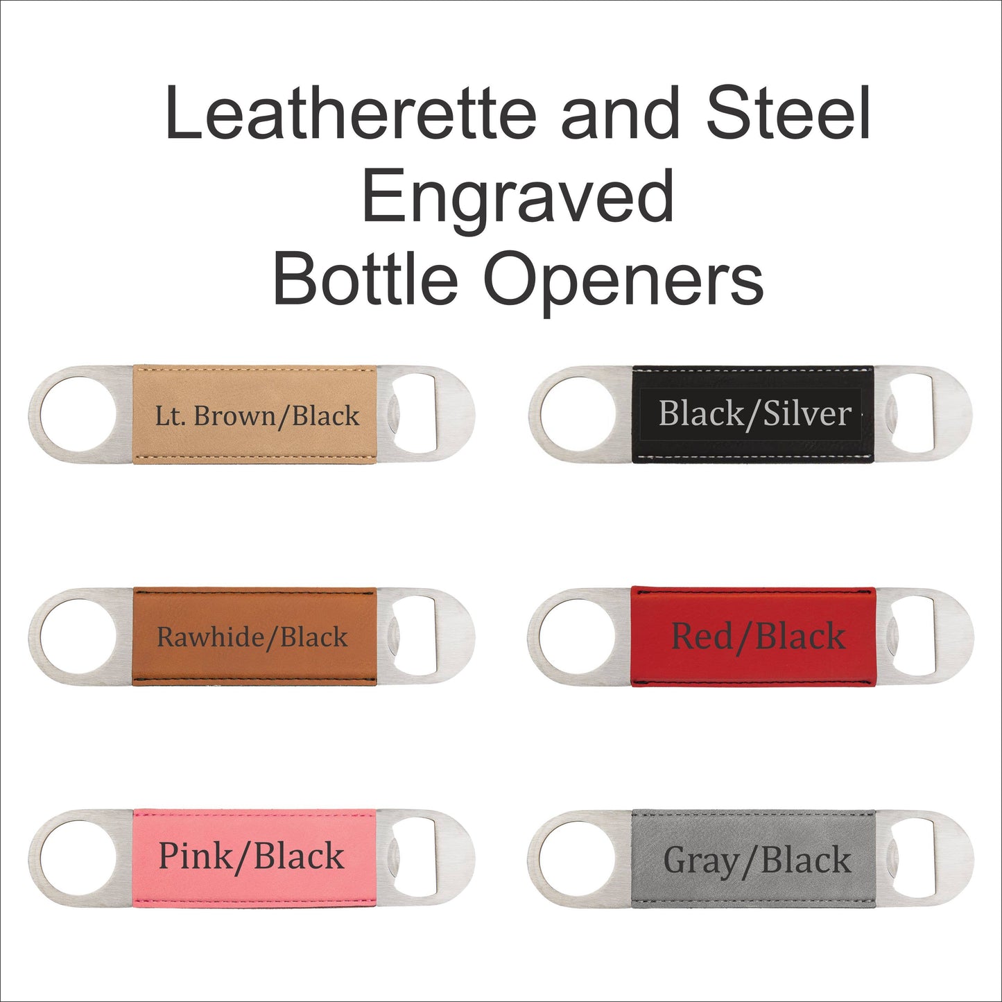 Finger Lakes Leatherette Bottle Opener