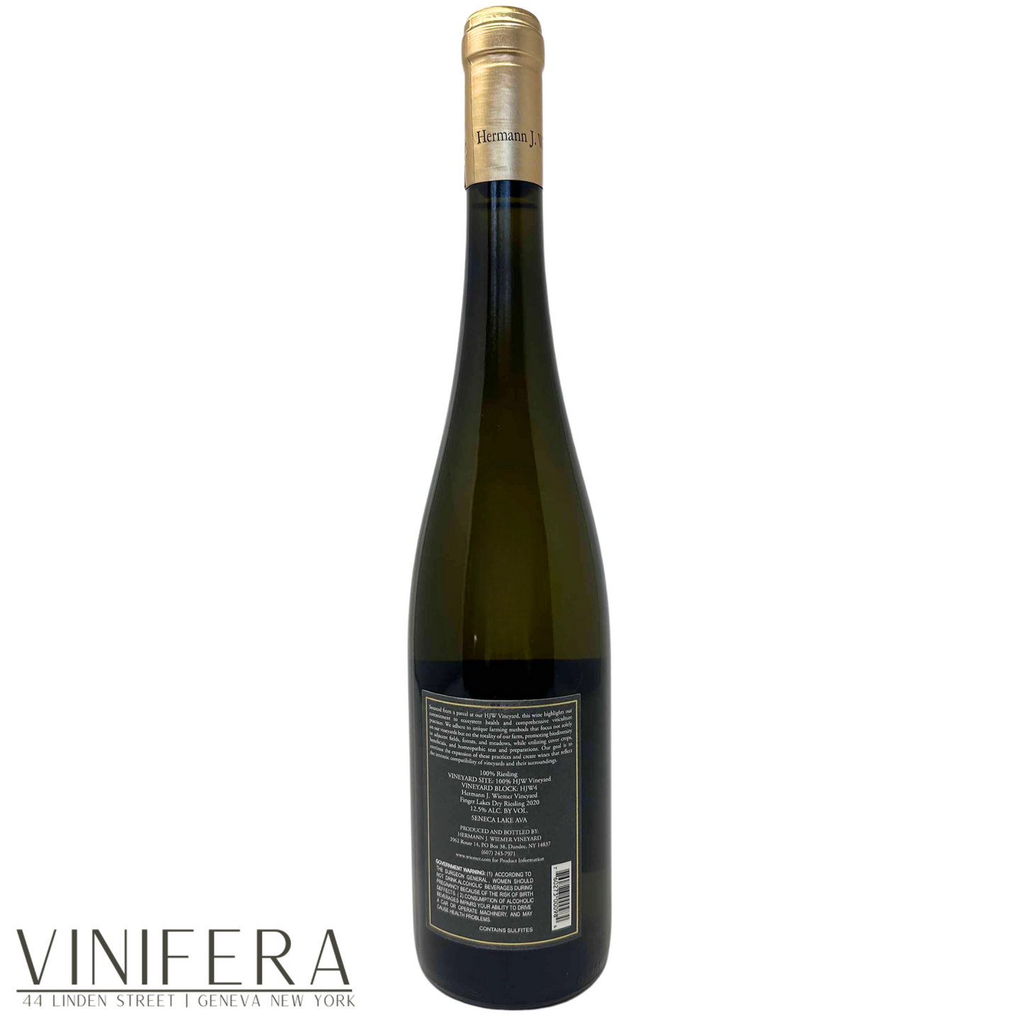 Hermann J. Wiemer 2020 BIO Riesling