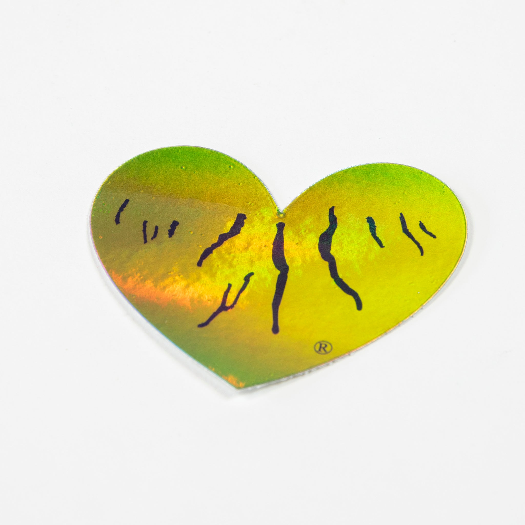 Green Heart of the Finger Lakes 5" Holographic Sticker