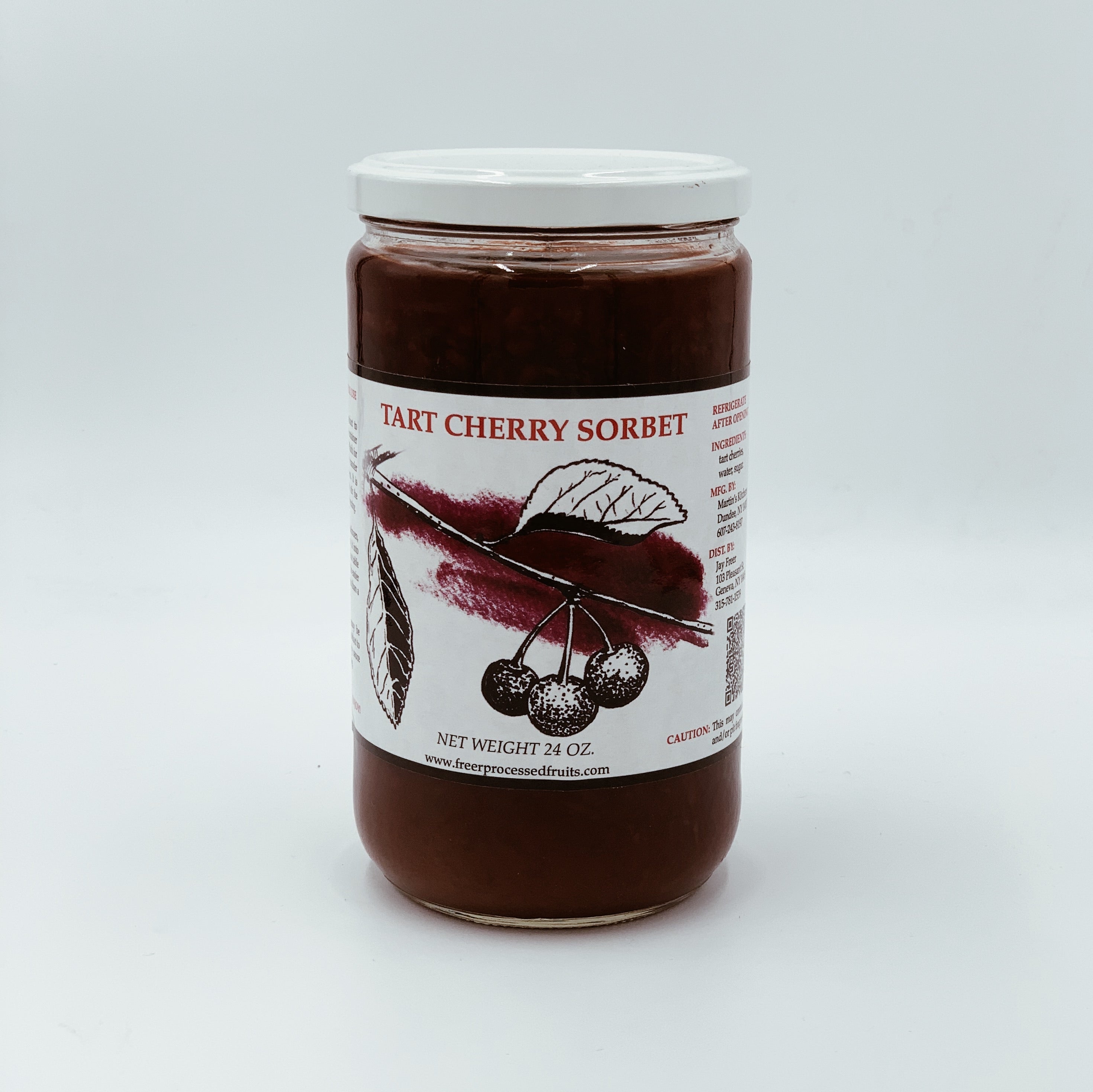 Tart Cherry Sorbet (24 ozs)