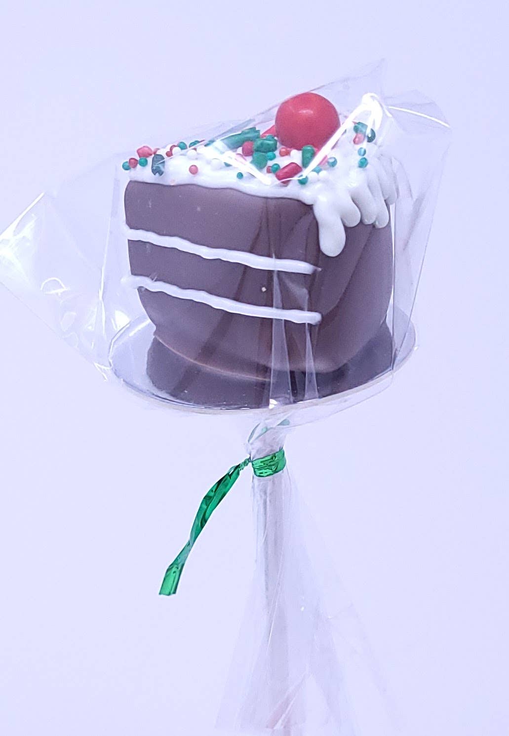Slice of Cake Christmas Holiday Pops