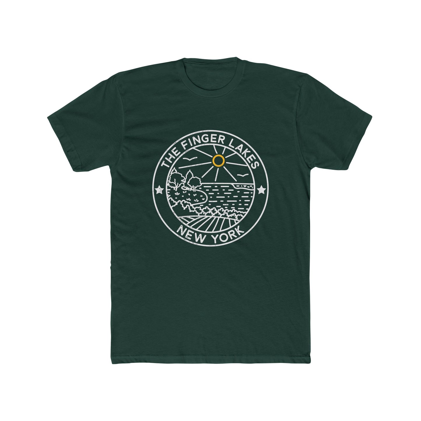 Finger Lakes Unisex Vintage Cotton Crew Tee