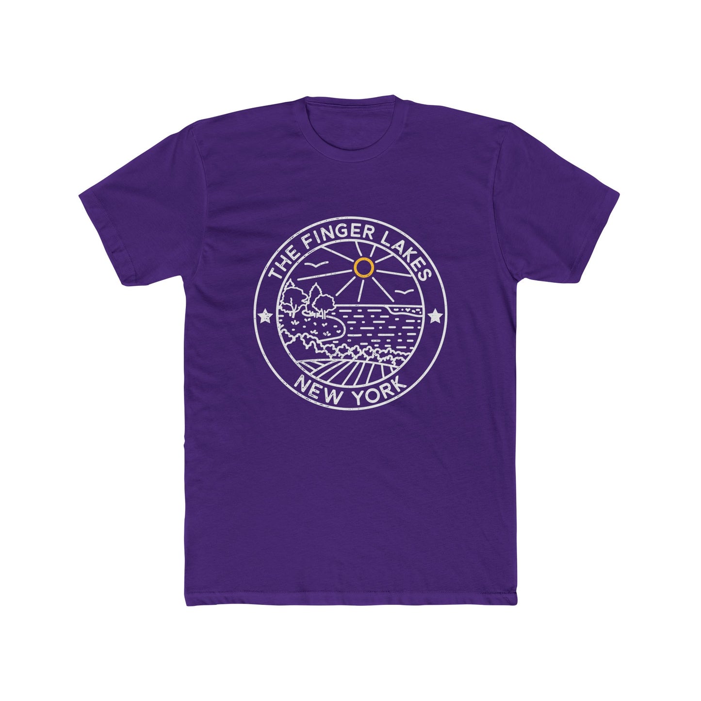 Finger Lakes Unisex Vintage Cotton Crew Tee