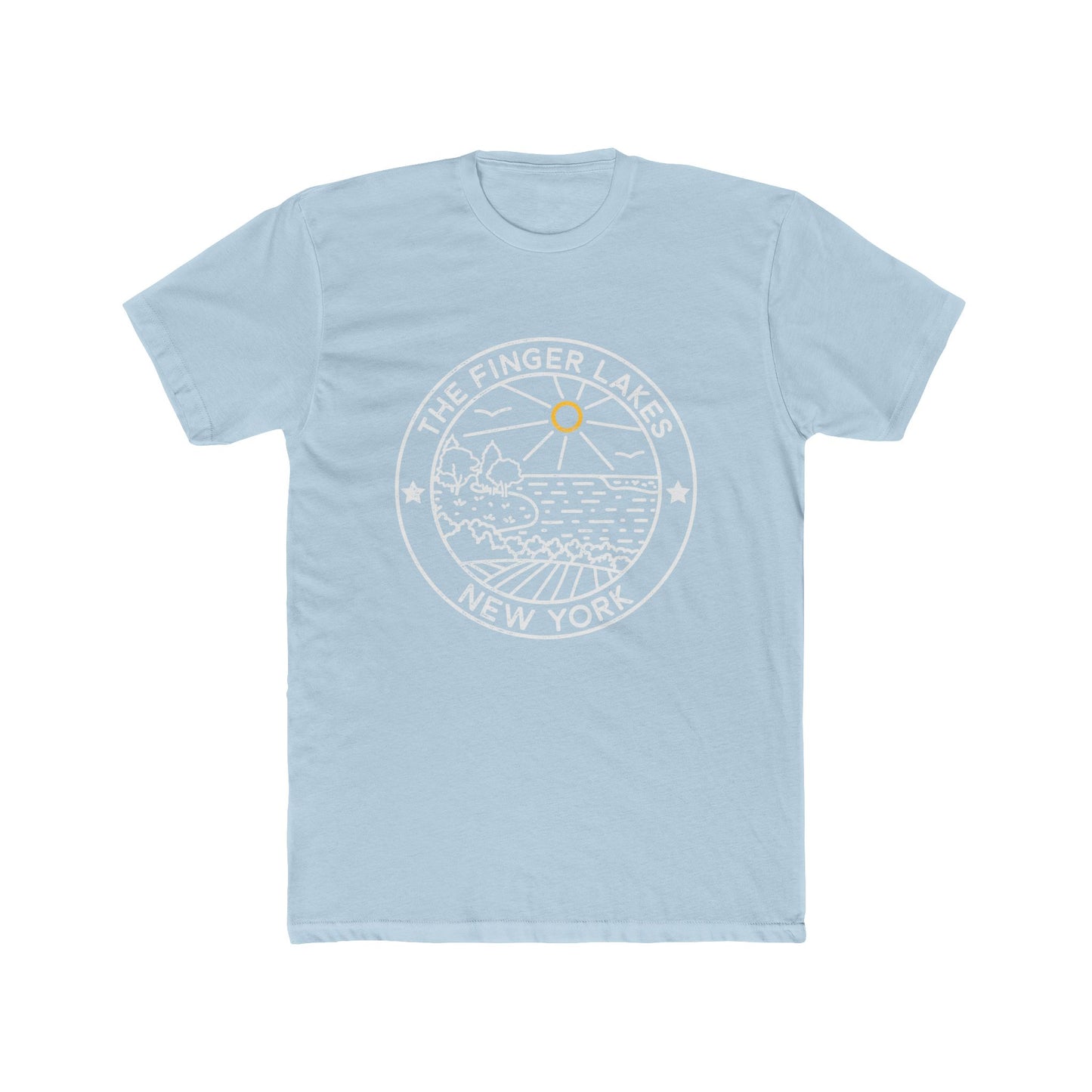 Finger Lakes Unisex Vintage Cotton Crew Tee