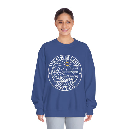 Finger Lakes Unisex DryBlend® Crewneck Sweatshirt