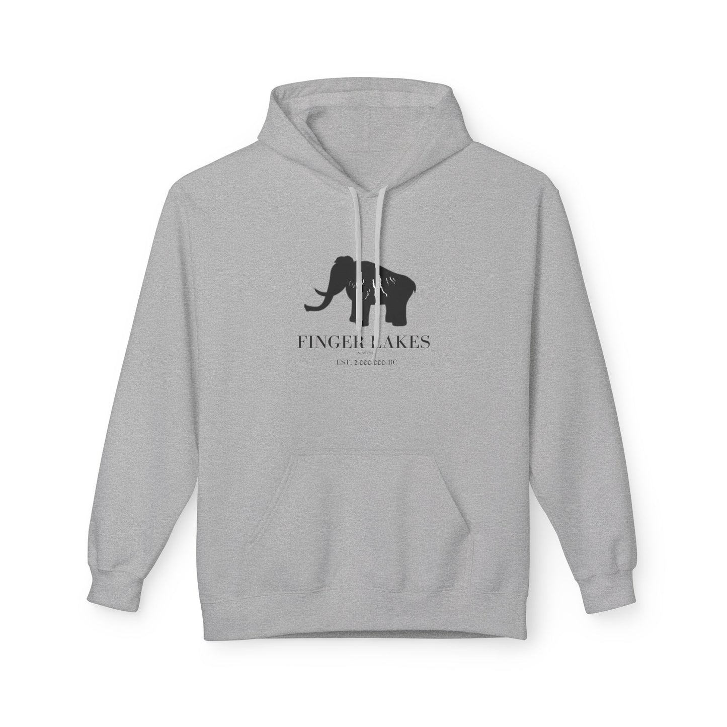Finger Lakes Ice Age Hoodie — Mastodon Sweatshirt