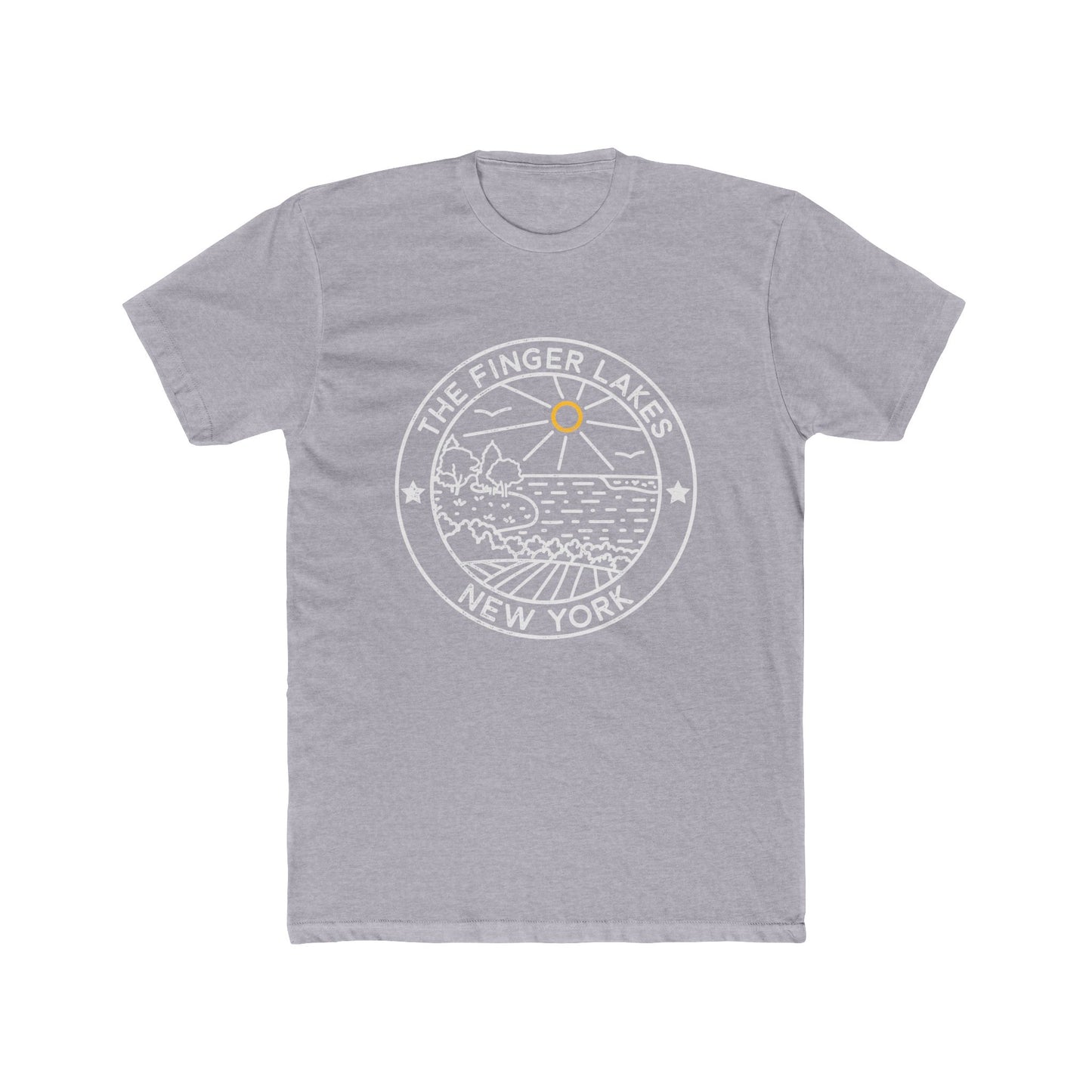 Finger Lakes Unisex Vintage Cotton Crew Tee