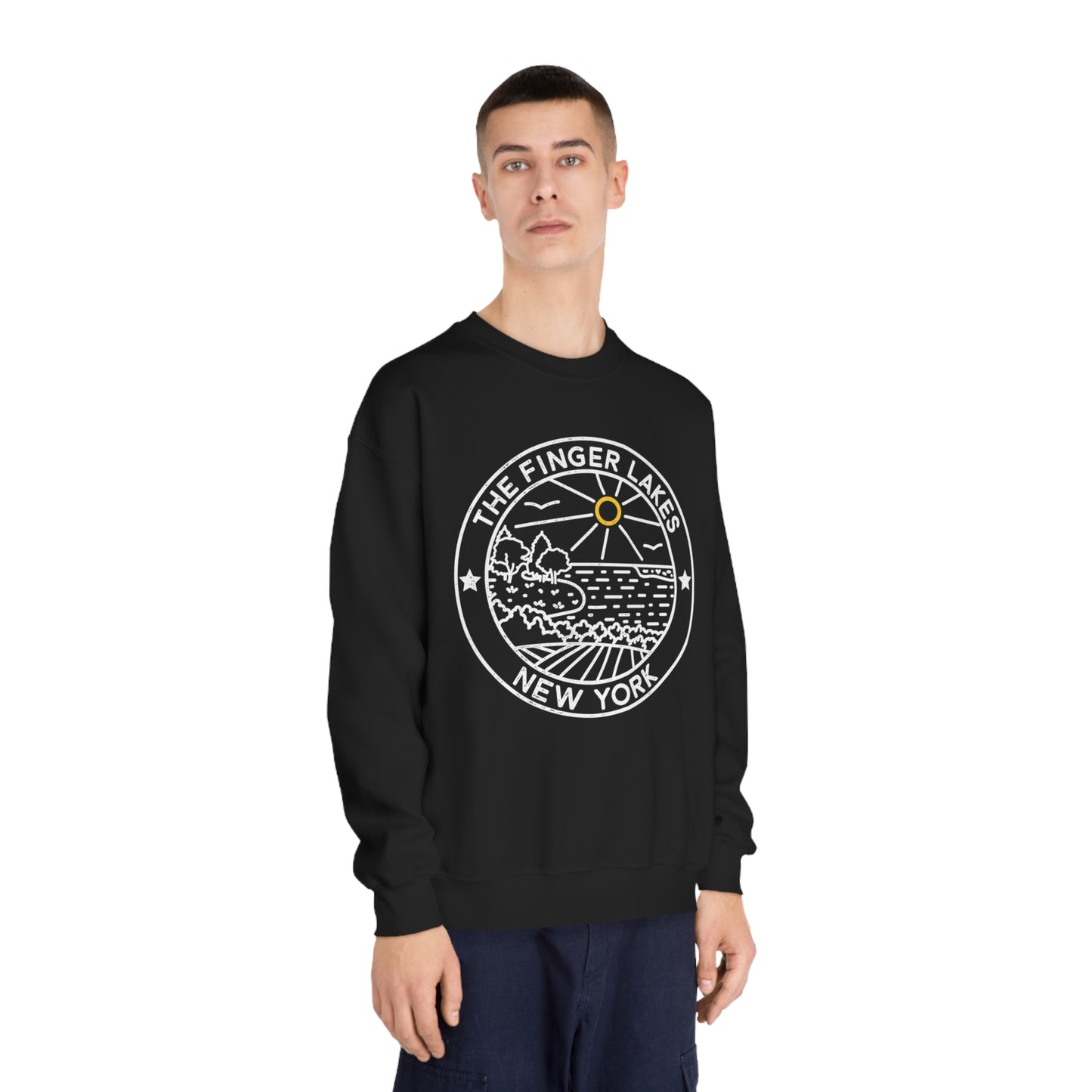 Finger Lakes Unisex DryBlend® Crewneck Sweatshirt