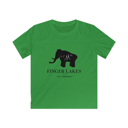 Finger Lakes Mammoth Silhouette Kids T-Shirt