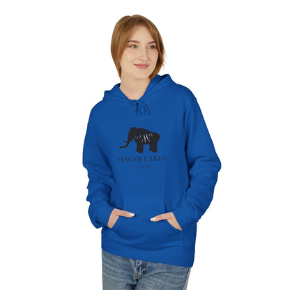 Finger Lakes Bear Hoodie — Minimal Black Bear Graphic Sweatshirt
