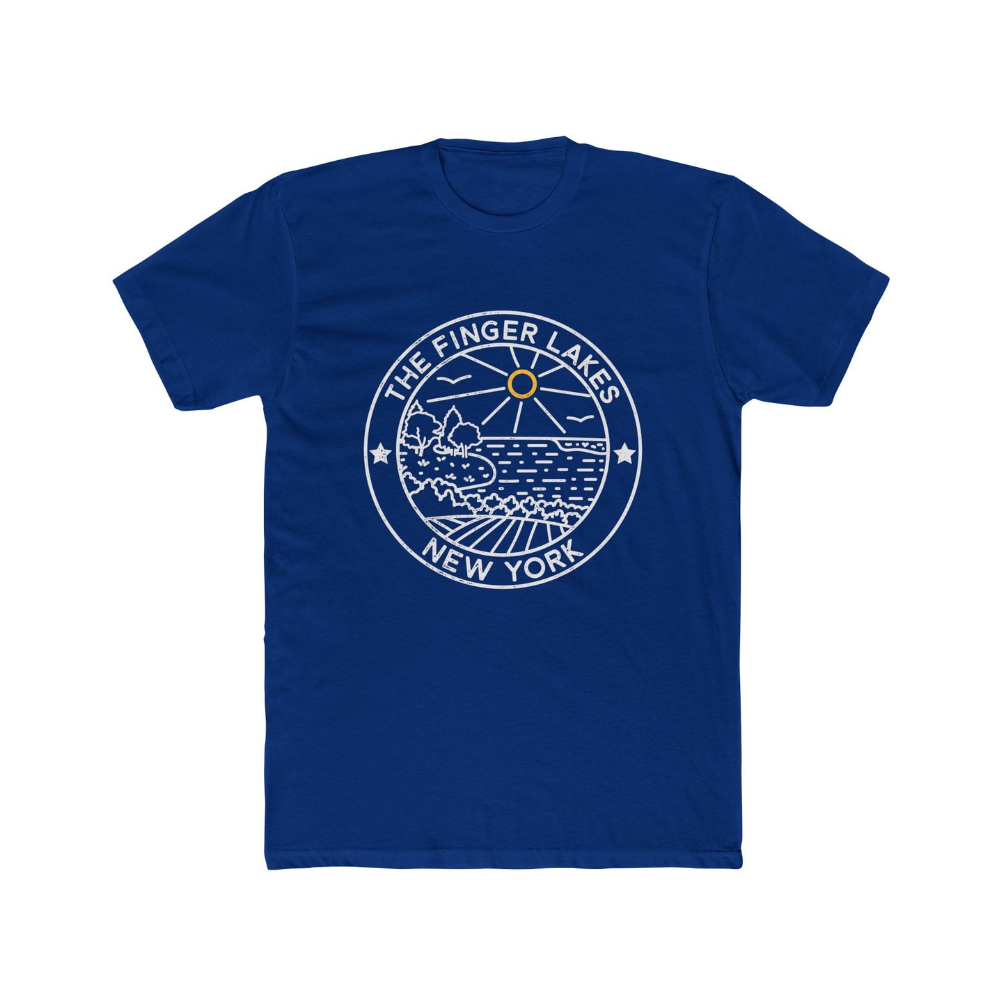 Finger Lakes Unisex Vintage Cotton Crew Tee