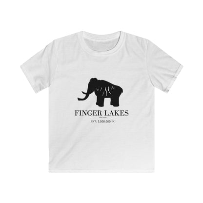 Finger Lakes Mammoth Silhouette Kids T-Shirt