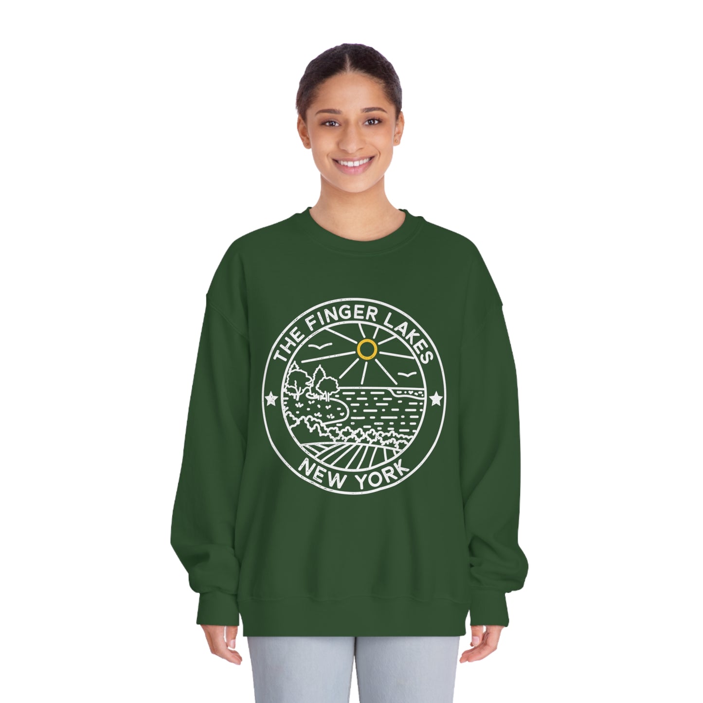 Finger Lakes Unisex DryBlend® Crewneck Sweatshirt