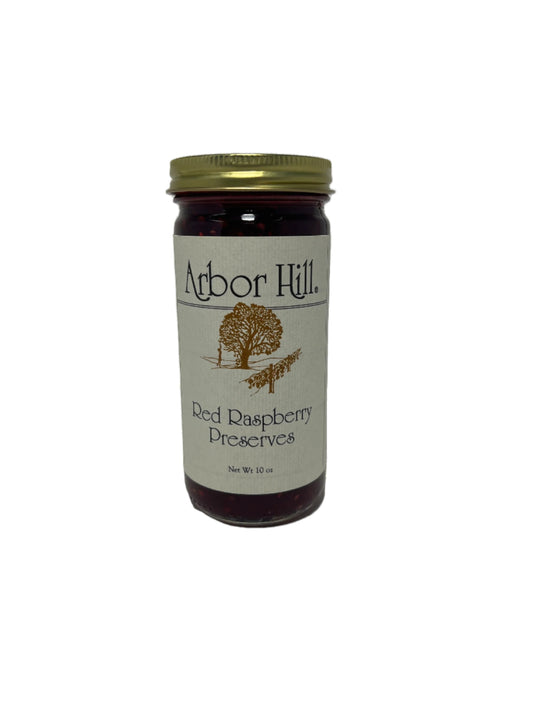 Arbor Hill Red Raspberry Preserves (10 oz)