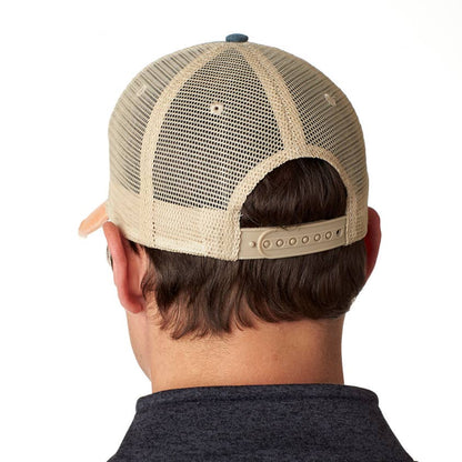 Finger Lakes Distressed Trucker Hat - Chainstitch Embroidery