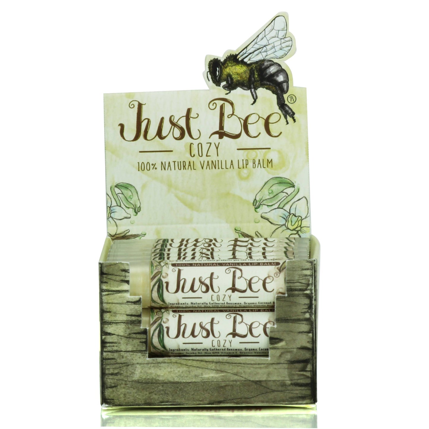 Just Bee Cozy Lip Balm - Vanilla