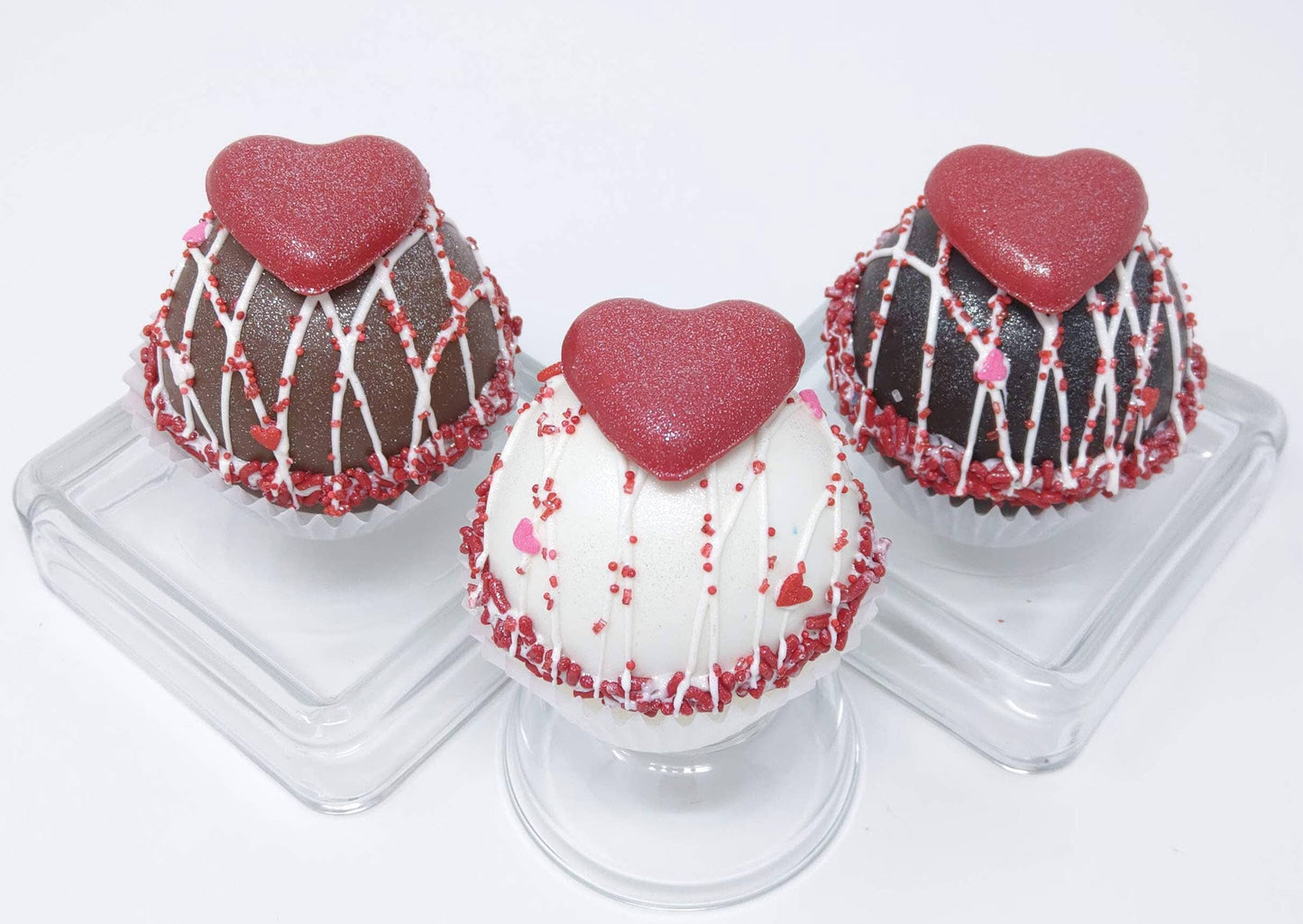 Valentine's Day Heart DELUXE Large Artisanal Hot Cocoa Bombs