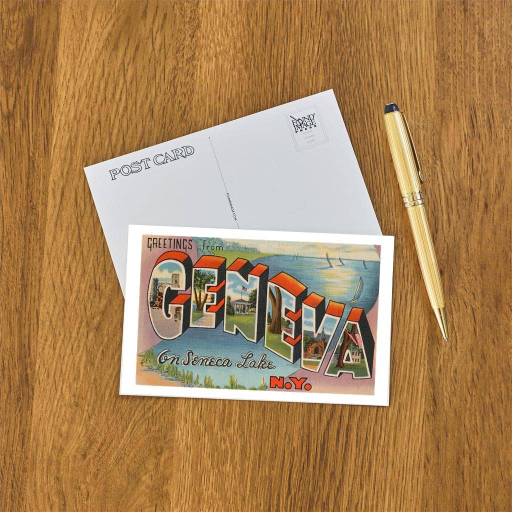 Postcard NS-777 Greetings from Geneva, New York