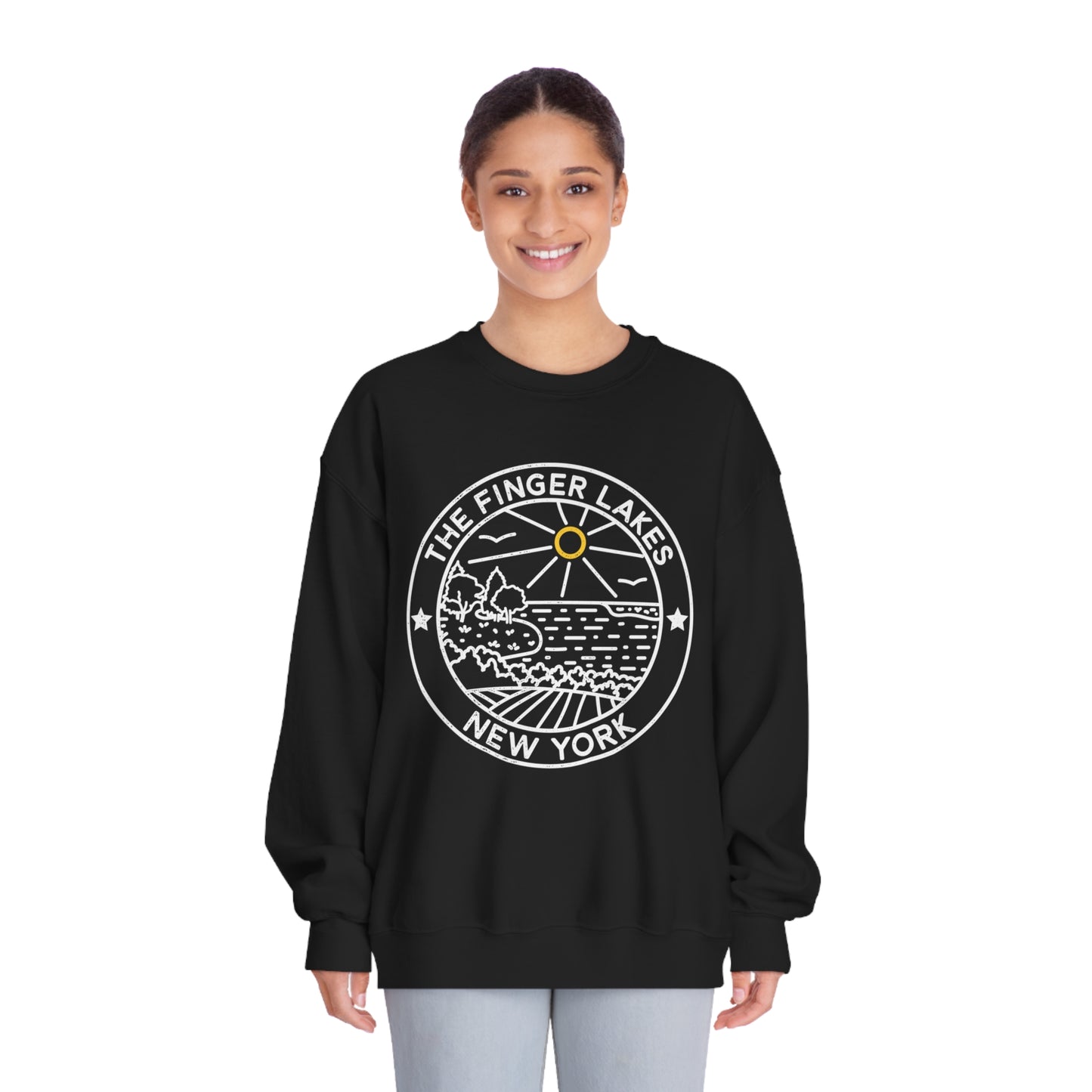 Finger Lakes Unisex DryBlend® Crewneck Sweatshirt