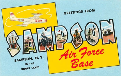 Greetings from Sampson Air Force Base Magnet