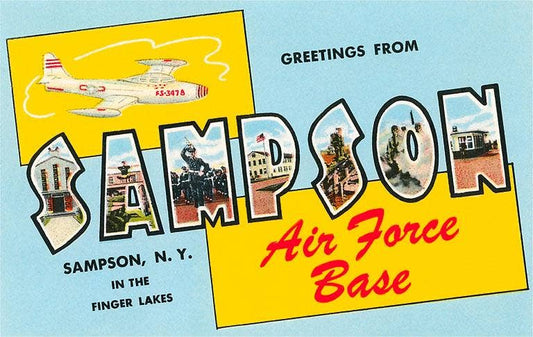 Greetings from Sampson Air Force Base Magnet