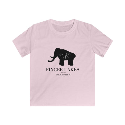Finger Lakes Mammoth Silhouette Kids T-Shirt