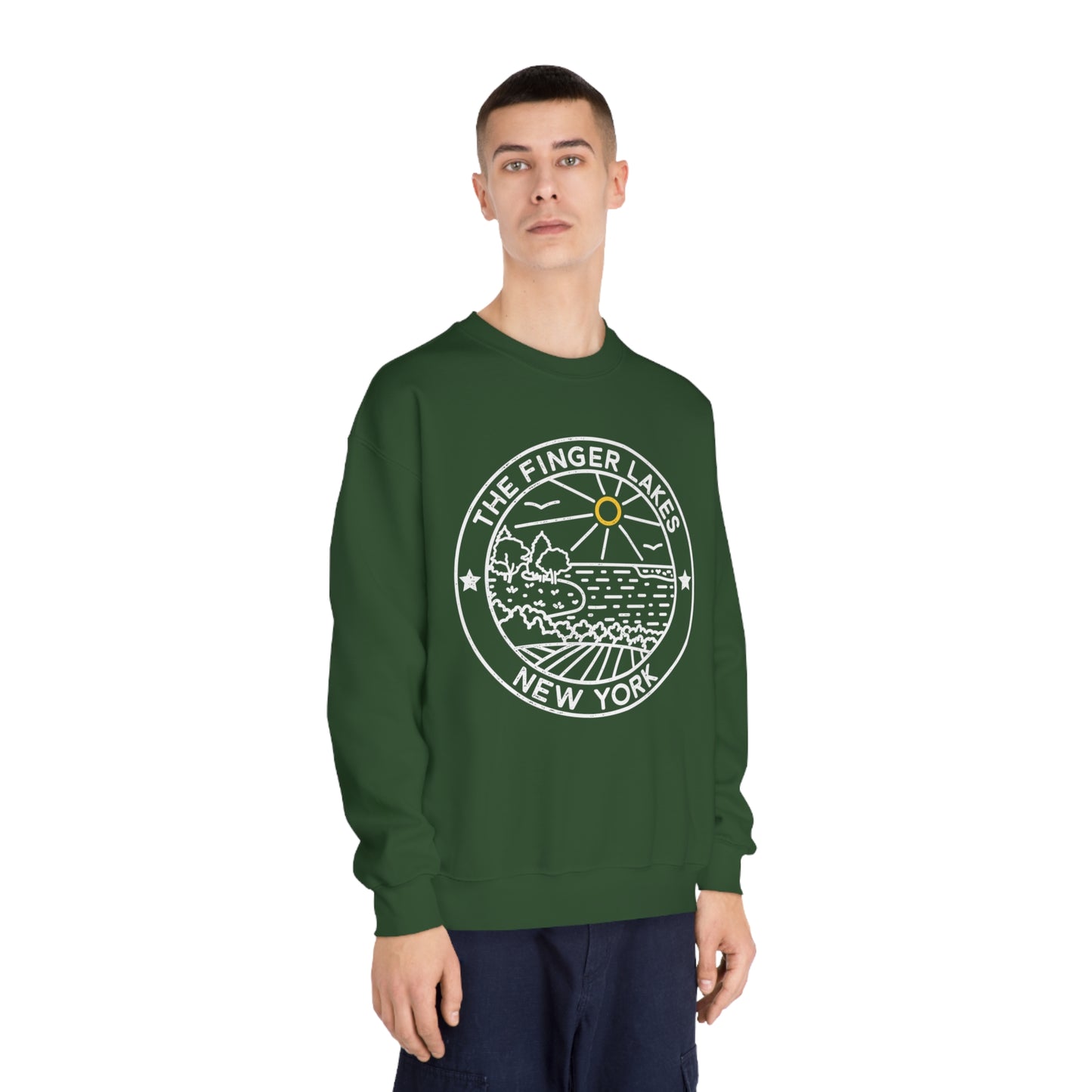Finger Lakes Unisex DryBlend® Crewneck Sweatshirt