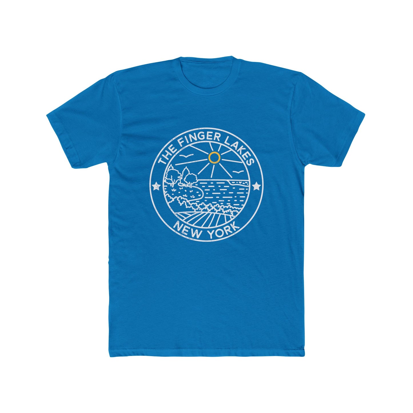 Finger Lakes Unisex Vintage Cotton Crew Tee