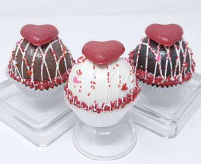 Valentine's Day Heart DELUXE Large Artisanal Hot Cocoa Bombs