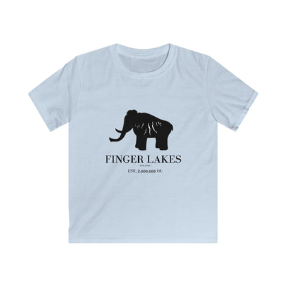 Finger Lakes Mammoth Silhouette Kids T-Shirt