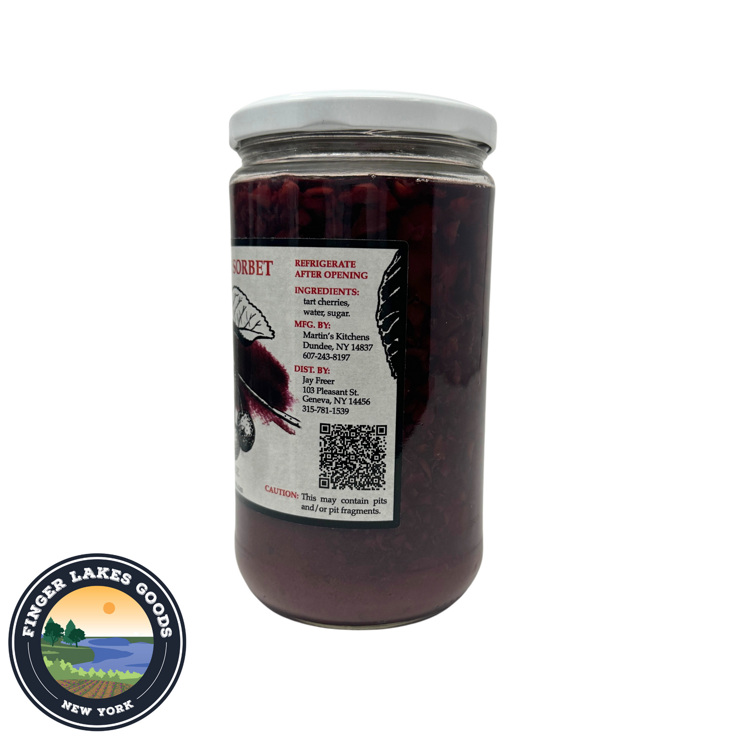 Tart Cherry Sorbet (24 ozs)