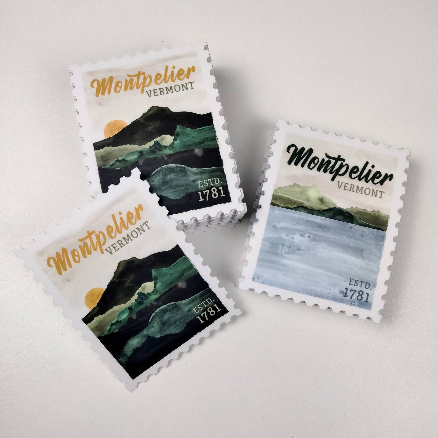 Postage Stamp Sticker
