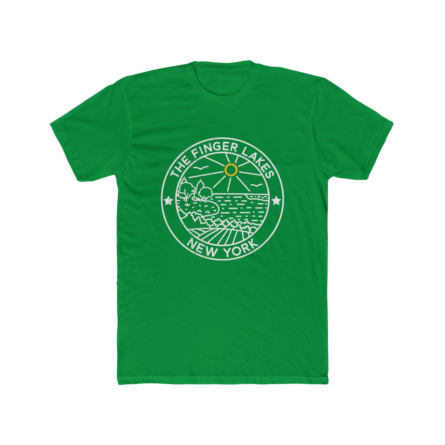 Finger Lakes Unisex Vintage Cotton Crew Tee