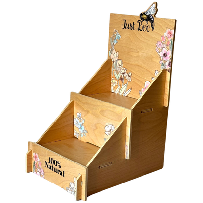 Small Wooden Display - does not include product