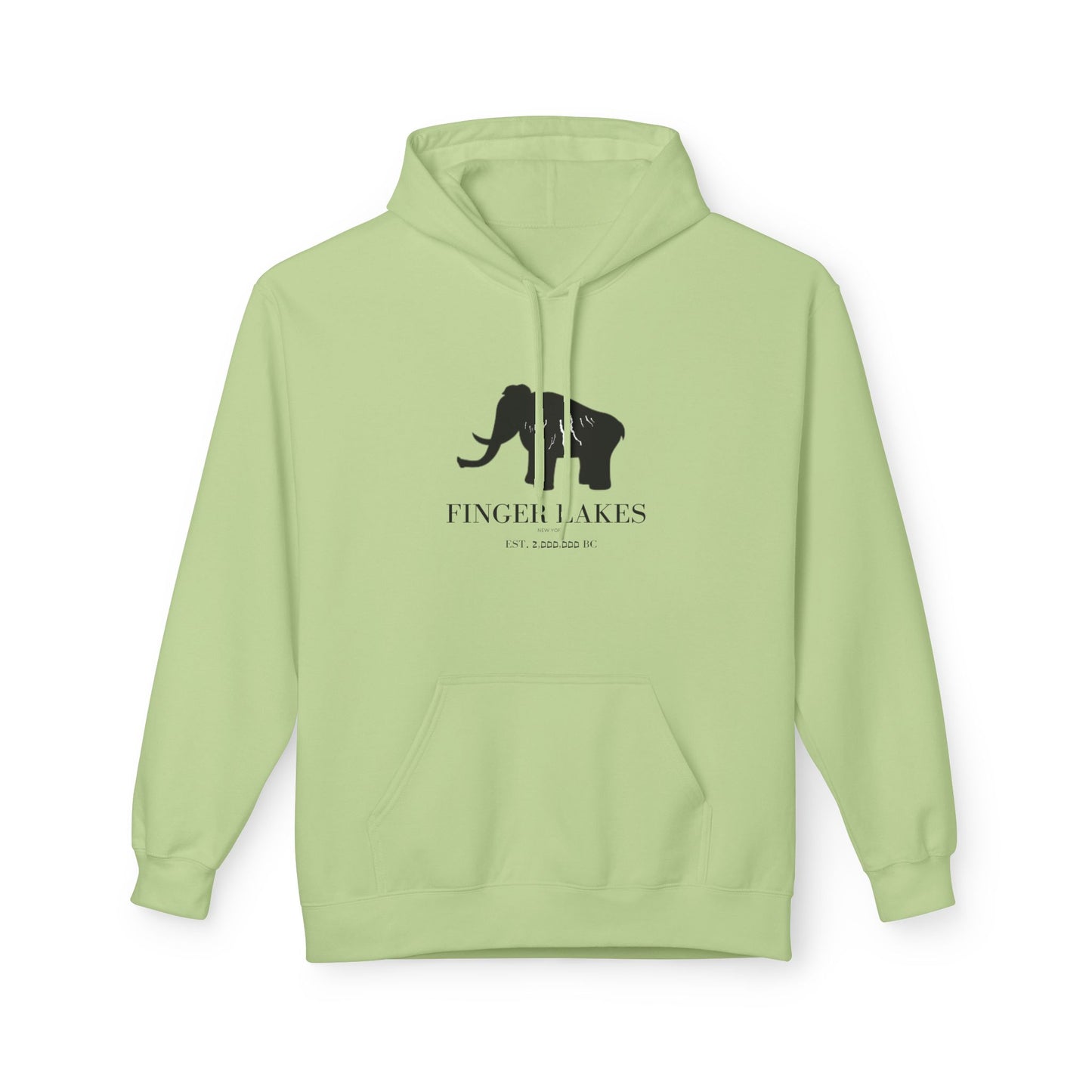 Finger Lakes Ice Age Hoodie — Mastodon Sweatshirt