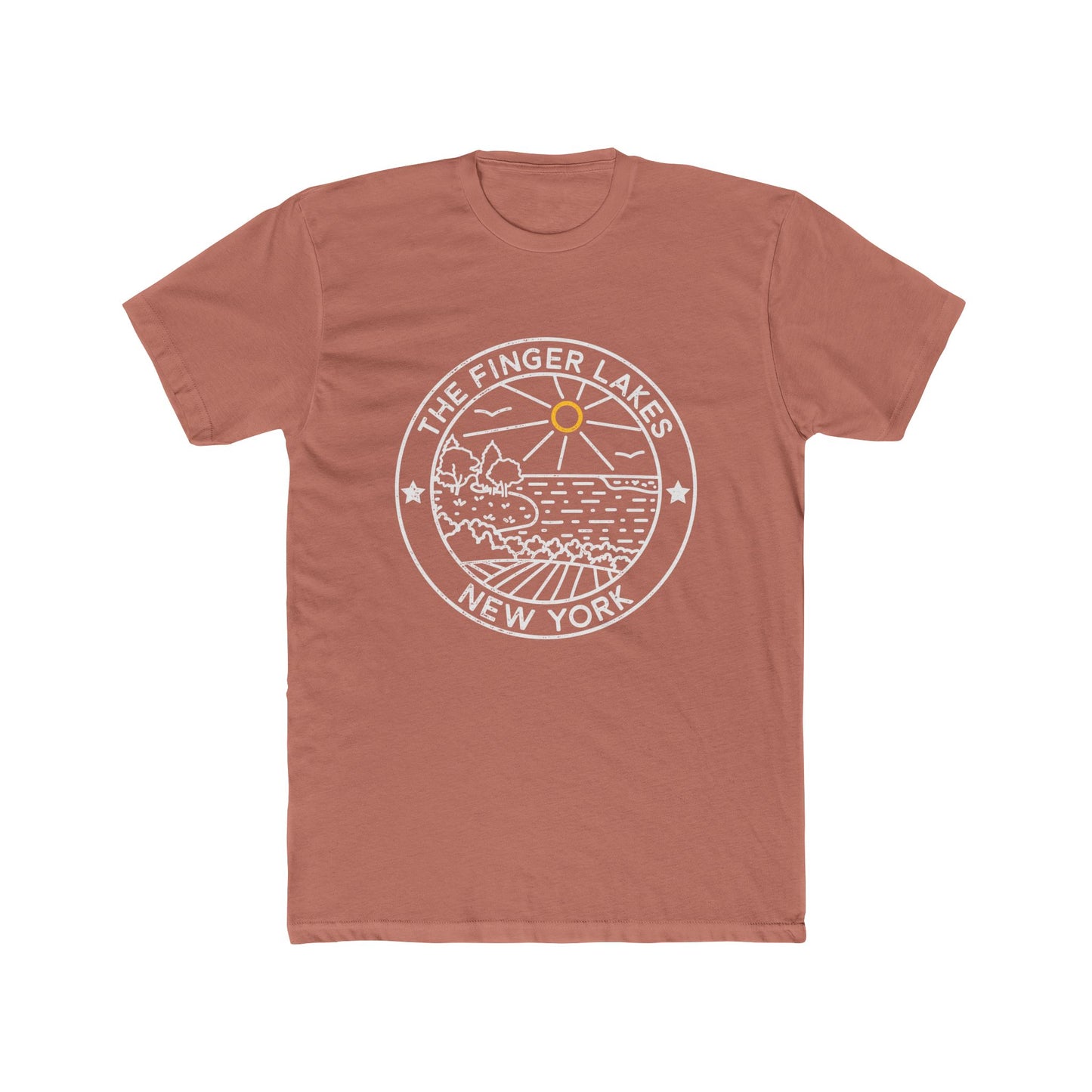 Finger Lakes Unisex Vintage Cotton Crew Tee